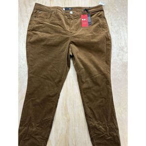 Kut From The Kloth Plus Sz 22W Brown Corduroy High Rise Diana Fab Ab Skinny NWTs